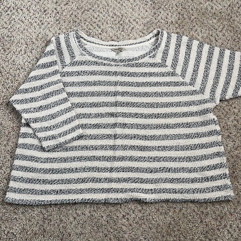 Lucky Brand comfy slouchy sweater💛 XL. 3/4 sleeves